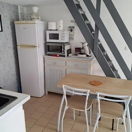 Maisonnette, 5 Pers, 500m Plage, Parking, Terrasse בית נופש אגדה