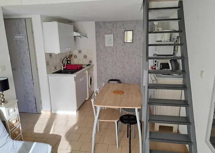 別荘 Maisonnette, 5 Pers, 500m Plage, Parking, Terrasse