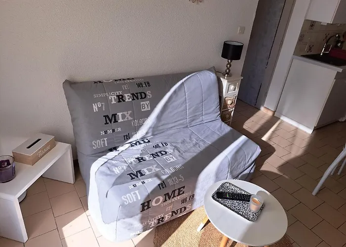 Maisonnette, 5 Pers, 500m Plage, Parking, Terrasse 別荘 アグド